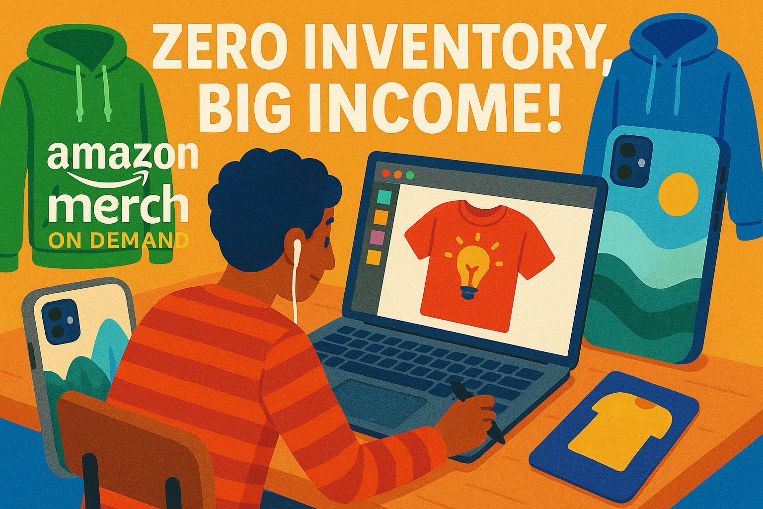 Zero Inventory, Big Income: Mastering Amazon Merch on Demand