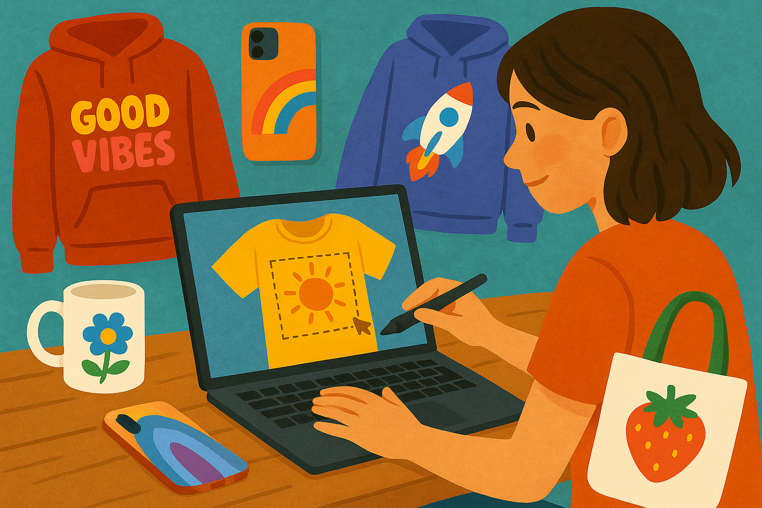Print-on-Demand: Selling Custom Merch Without Inventory